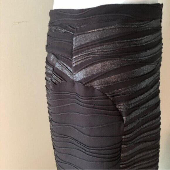 Michael Tyler Black metallic Pencil skirt Women’s Sz small - Picture 7 of 10
